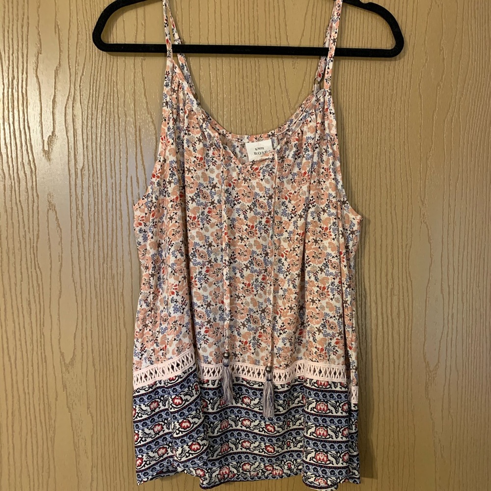 Knox Rose spaghetti strap tank